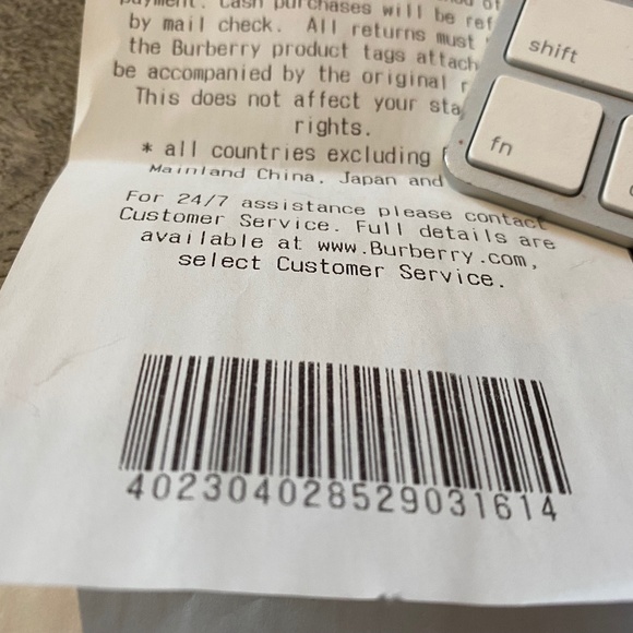 Burberry smoked check credit card wallet - Picture 7 of 7